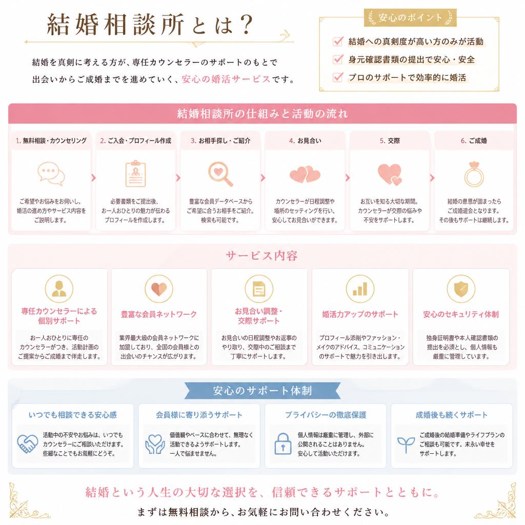 2. 婚活における結婚相談所とは？
