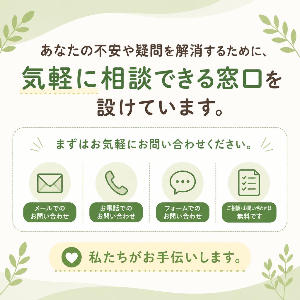 今すぐお問い合わせを！