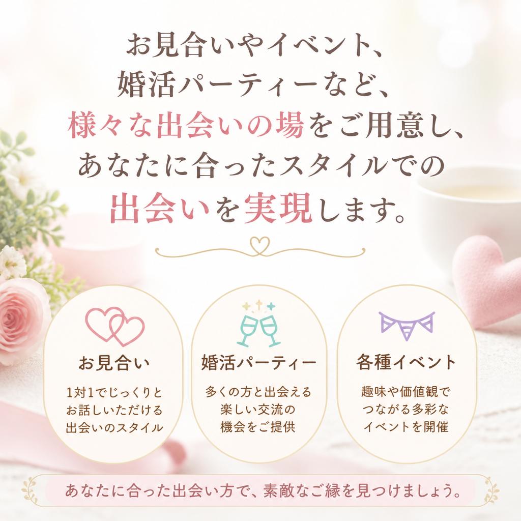 出会いの場の多様性