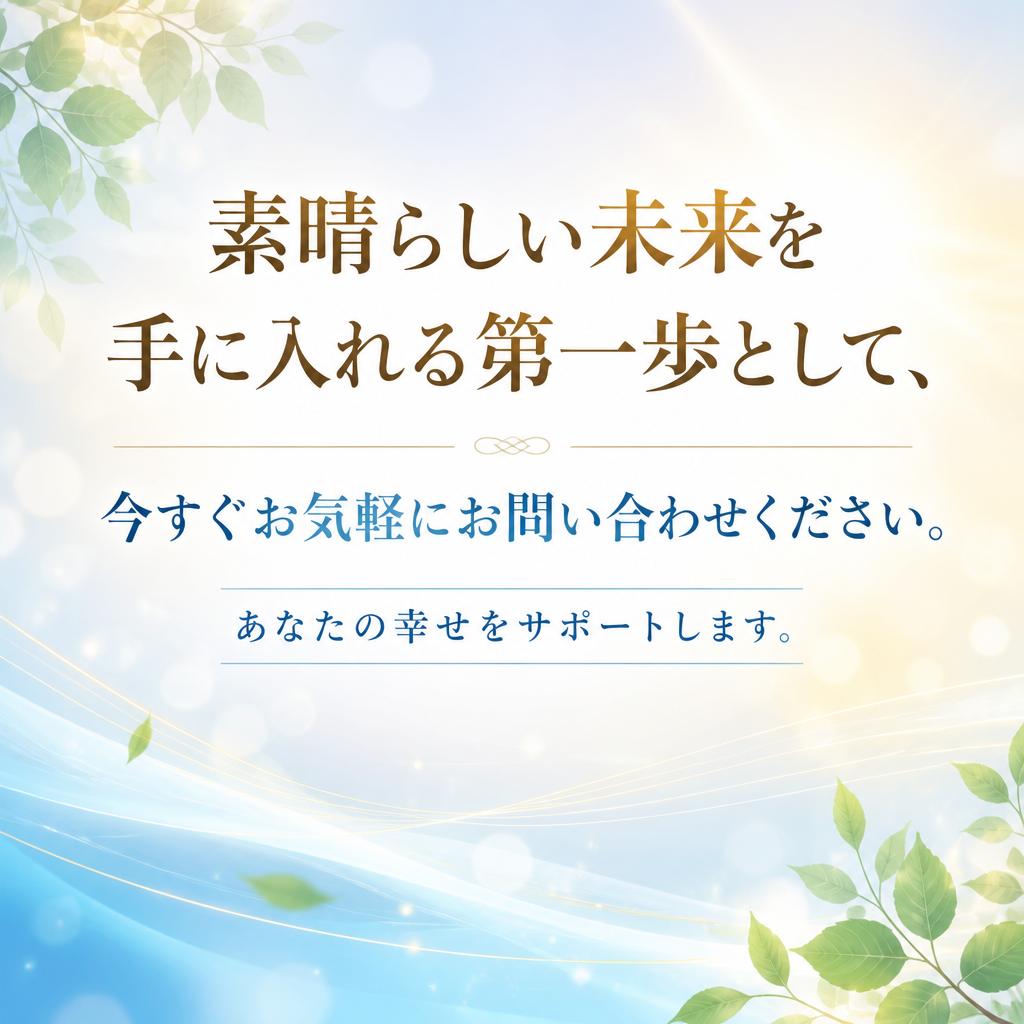 今すぐお問い合わせを！