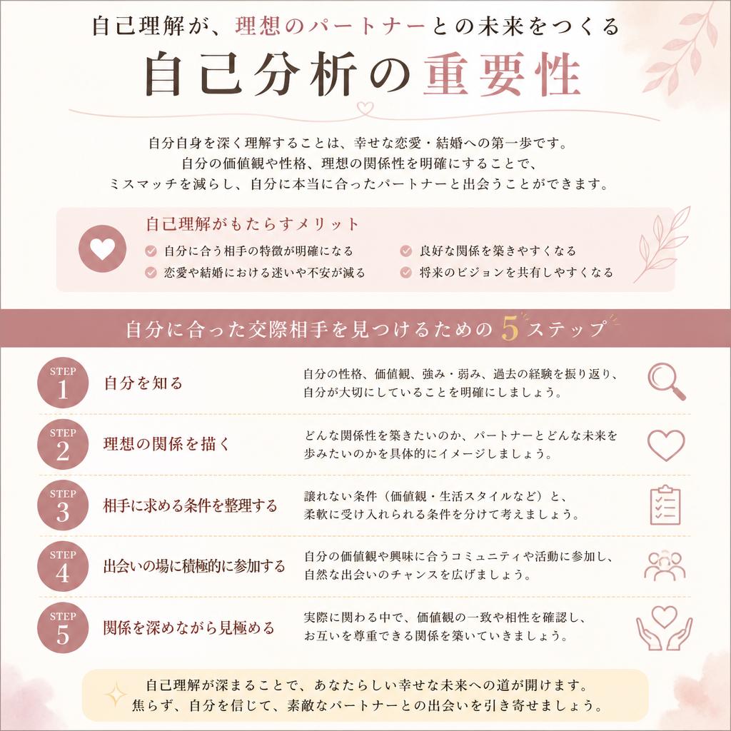 自己分析を通じた新たな出会いの方法